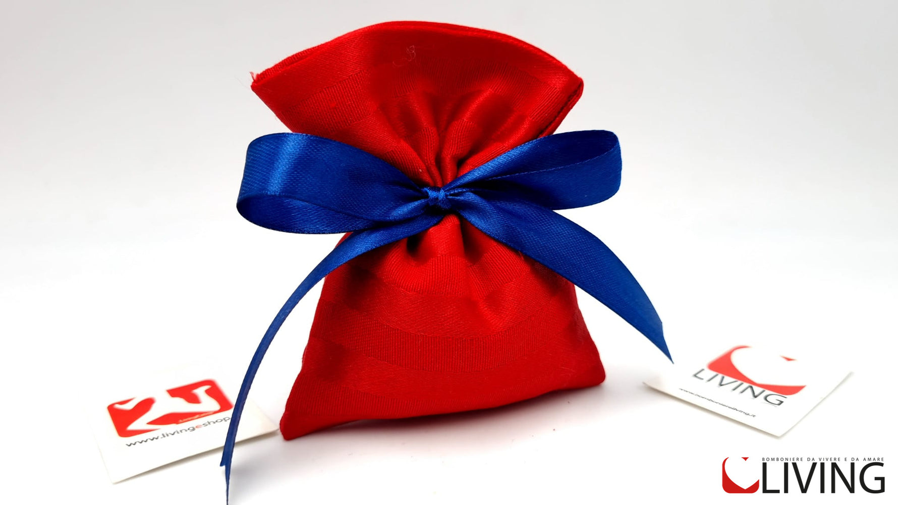 sacchetto rosso retto linea "red ribbon"