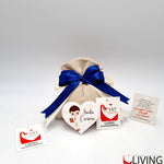 bomboniera linea solidale lilt living sacchetto con bimbo cresima