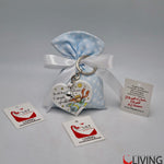 bomboniera linea solidale lilt living sacchetto con portachiavi piccolo principe