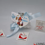 bomboniera linea solidale lilt living sacchetto con portachiavi pinocchio