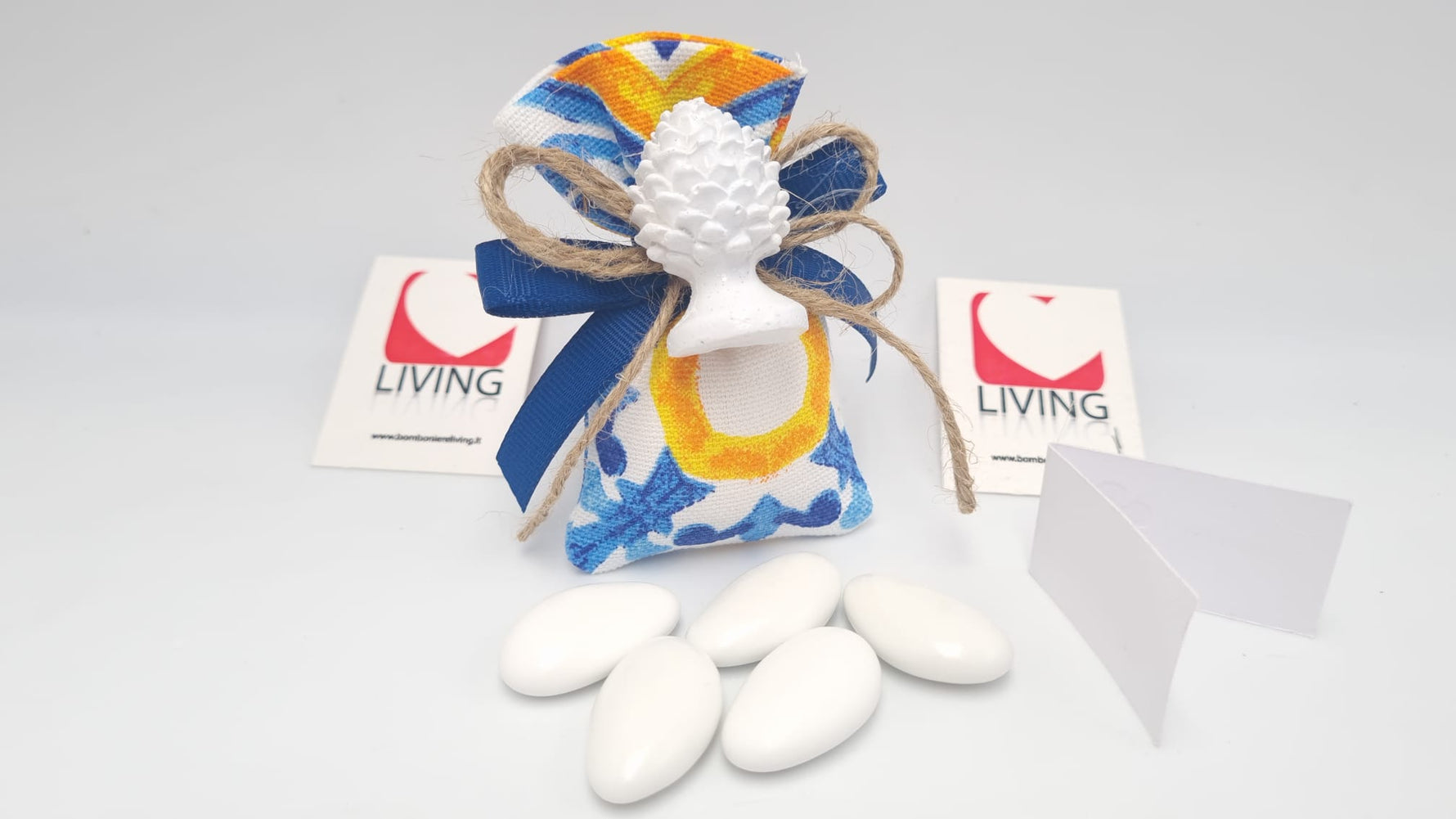 Sacchettino Maiolica Blu