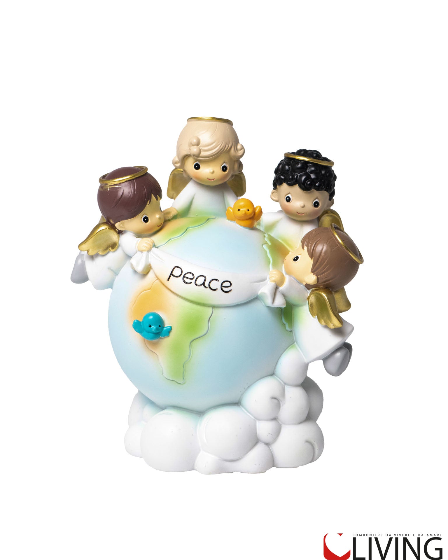 bomboniera salvadanaio angelo peace