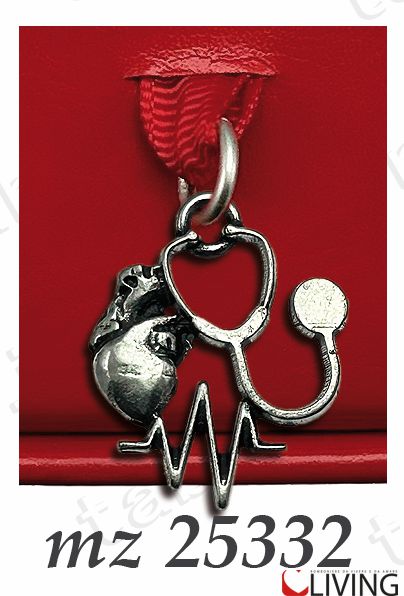 bomboniera scatolina ciondolo laurea in medicina specializzazione in cardiologia