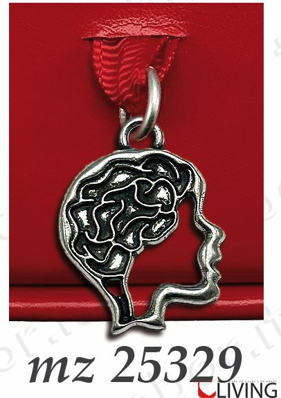 bomboniera scatolina ciondolo cervello laurea in psicologia