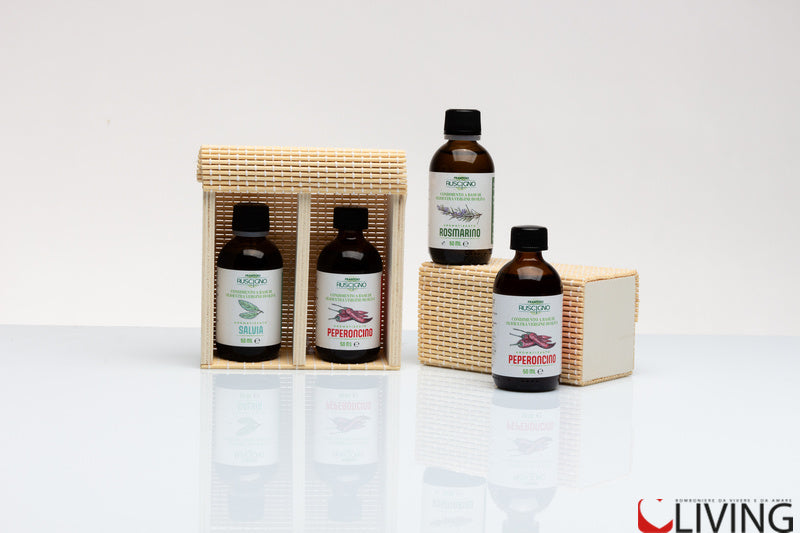 bomboniera set 2 olio exrtravergine di oliva bio