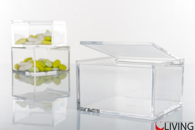Scatola portaconfetti in plexiglass varie misure