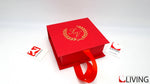 scatola portaconfetti rossa per laurea personalizzabile