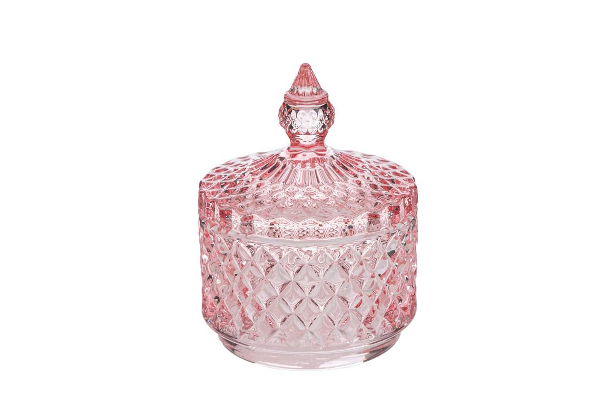 bomboniera scatola vetro rosa linea dorothy