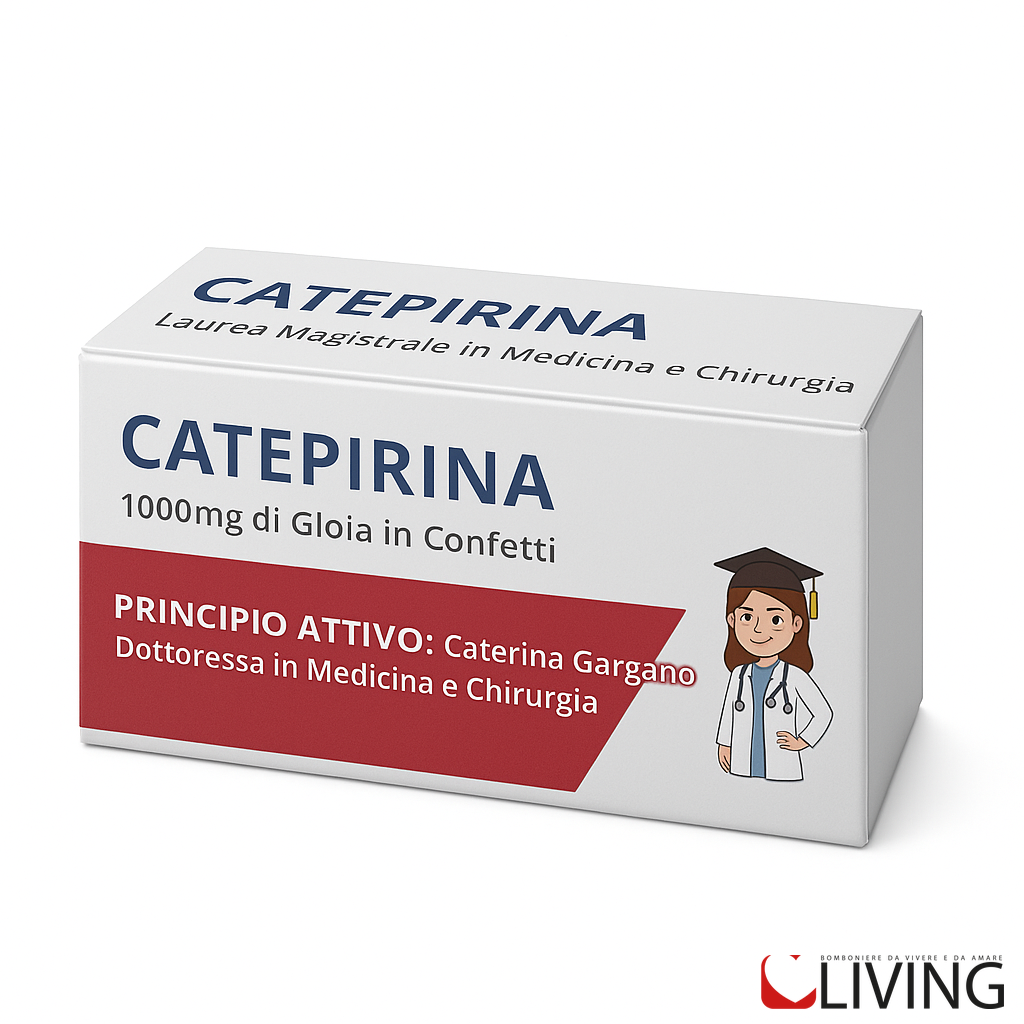 bomboniera scatolina personalizzabile laurea in medicina infermieristica e farmacia