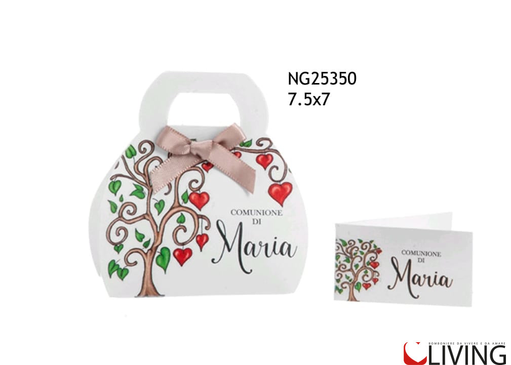 scatolina portaconfetti albero della vita personalizzabile