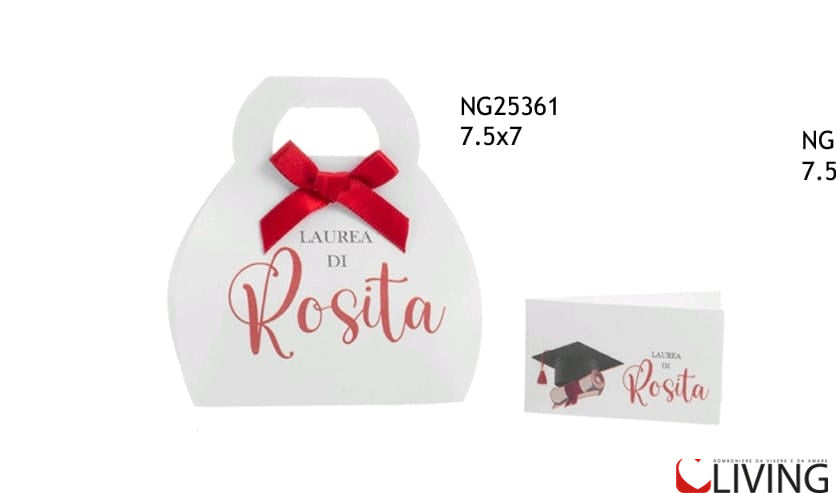 scatolina portaconfetti laurea personalizzabile