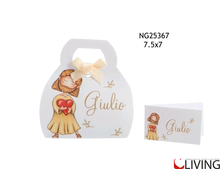 scatolina portaconfetti gesù personalizzabile