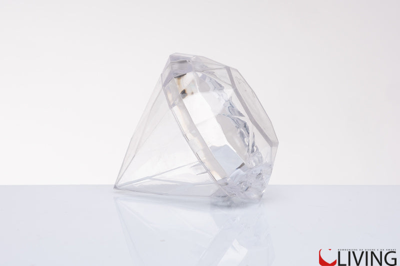 bomboniera portaconfetti diamante plex 7x7