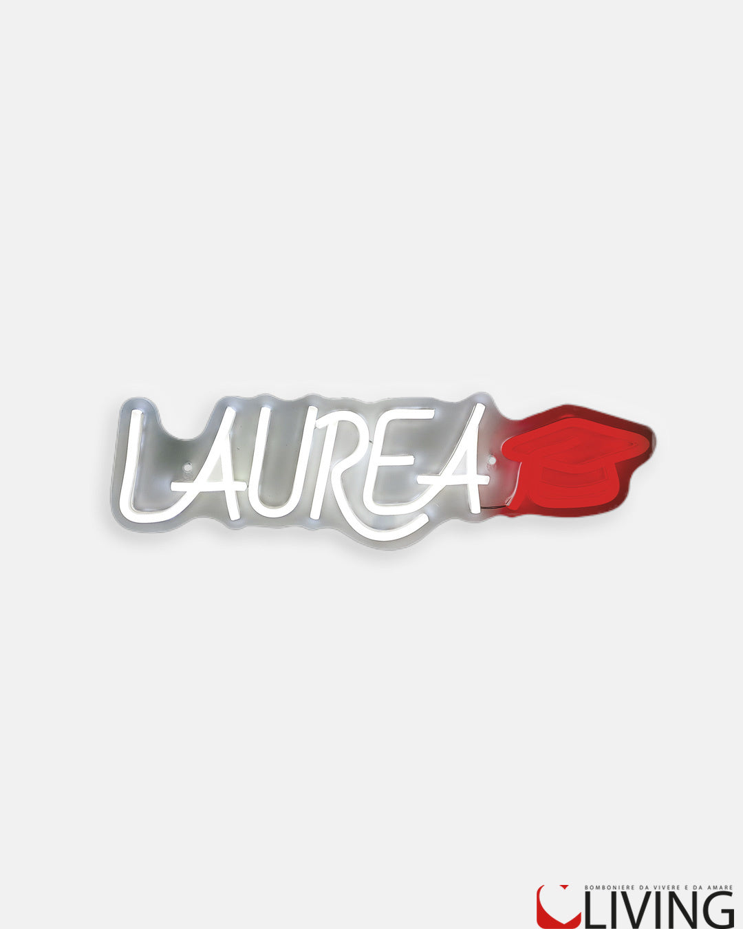scritta laurea neon