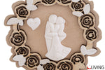 segnaposto legno sposi
