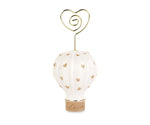 Bomboniera Matrimonio tema viaggio segnaposto mongolfiera beige