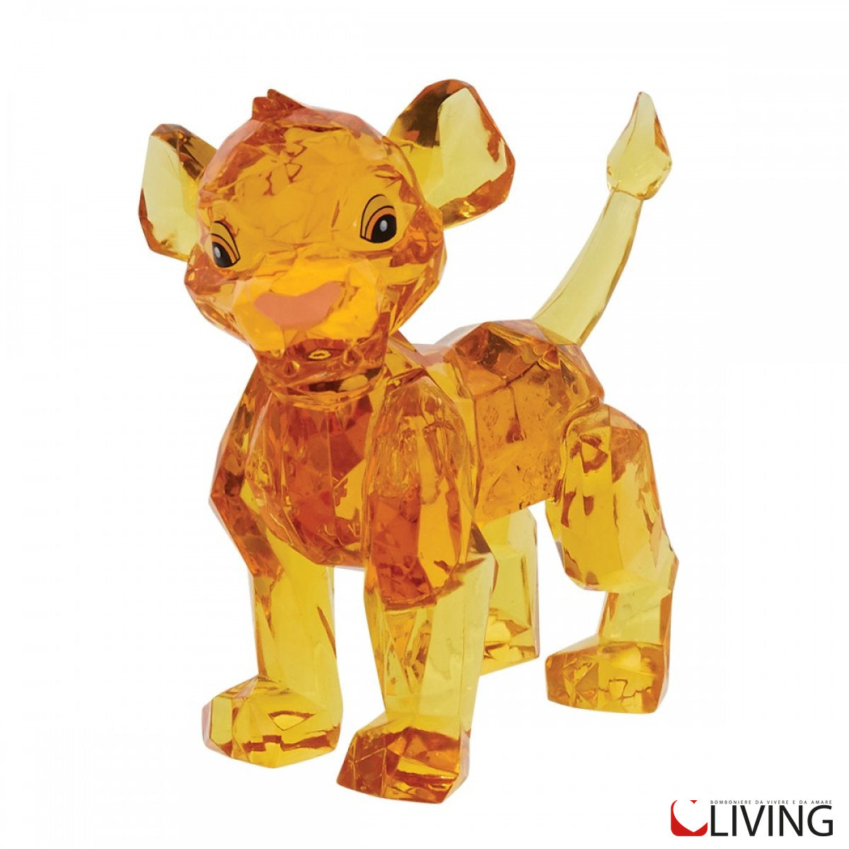 bomboniere re leole simba acrylic facet collection