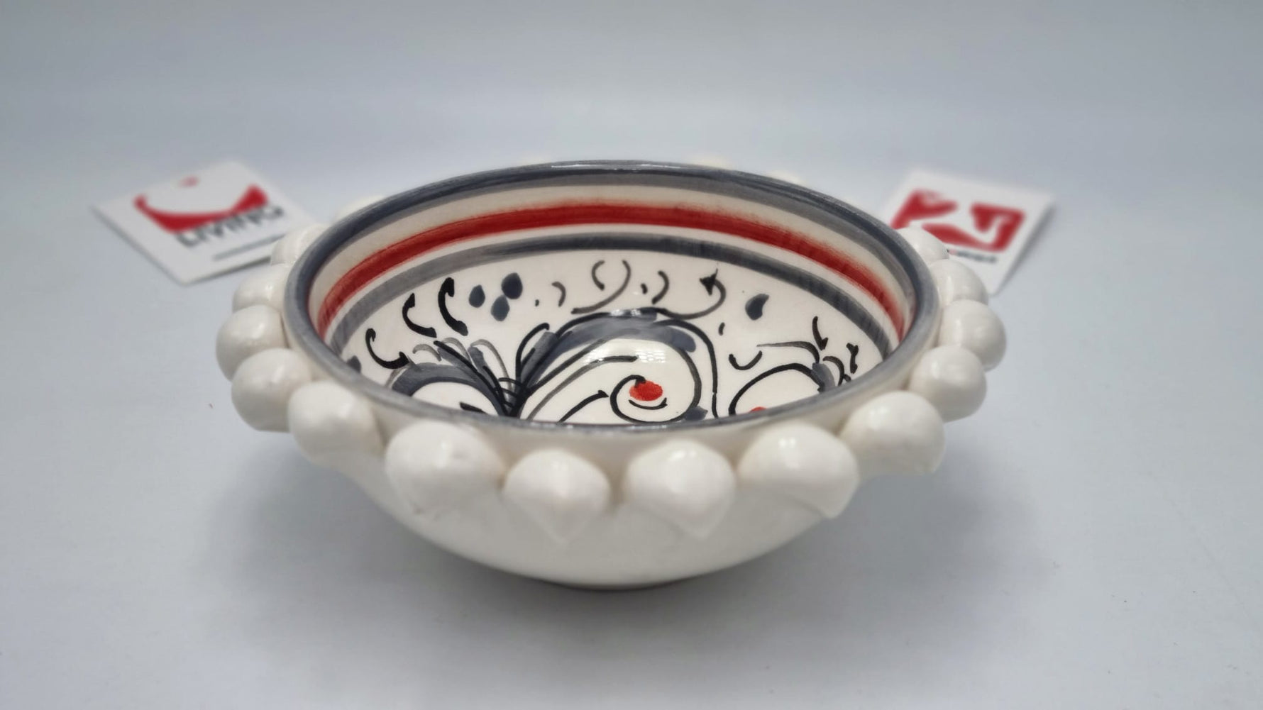 Bomboniera svuota tasche ceramica di Caltagirone