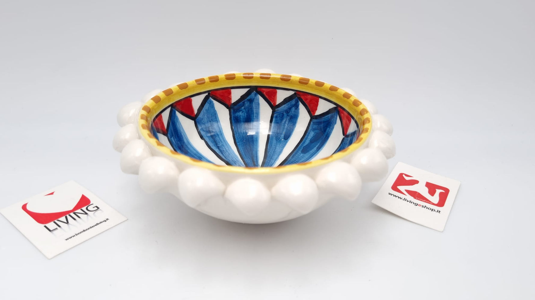 Bomboniera svuota tasche ceramica decorata