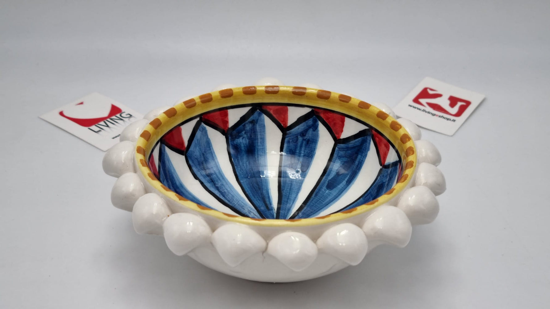 Bomboniera svuota tasche ceramica decorata