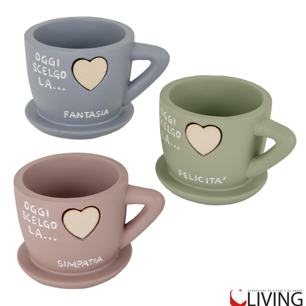 bomboniera tazzina portapiantina linea cup
