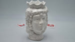 Bomboniera testa di moro donna in ceramica