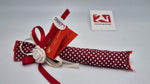Sacchetto laurea  alveare bianco e rosso