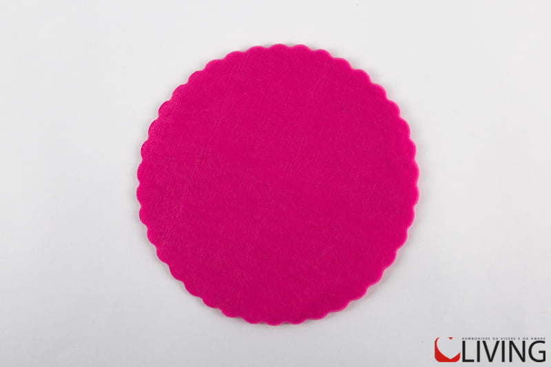 tulle organza rotondo
