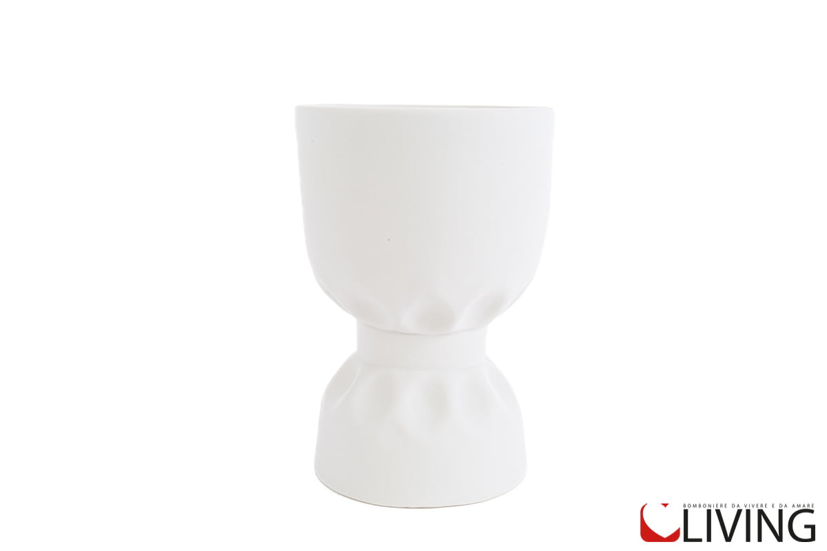 vaso bouquet porcellana bianca