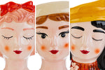 bomboniera vasetto donna ceramica