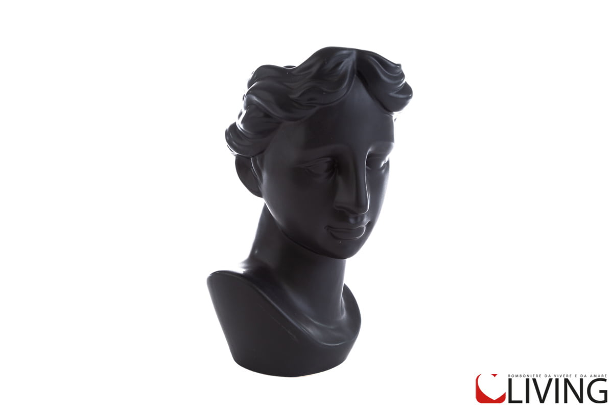 vaso donna porcellana nera