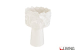 bomboniera vaso fiori porcellana bianca