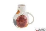 vaso porcellana decoro viso donna