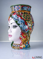 vaso testa di moro donna