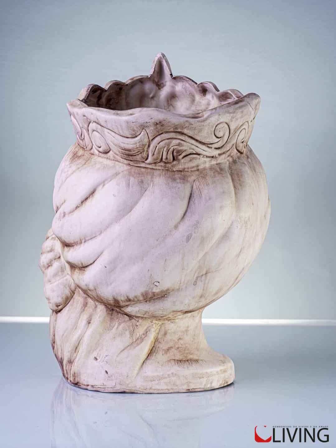 vaso testa di moro donna linea avorio