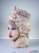 vaso testa di moro donna linea avorio