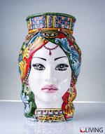 vaso testa di moro donna