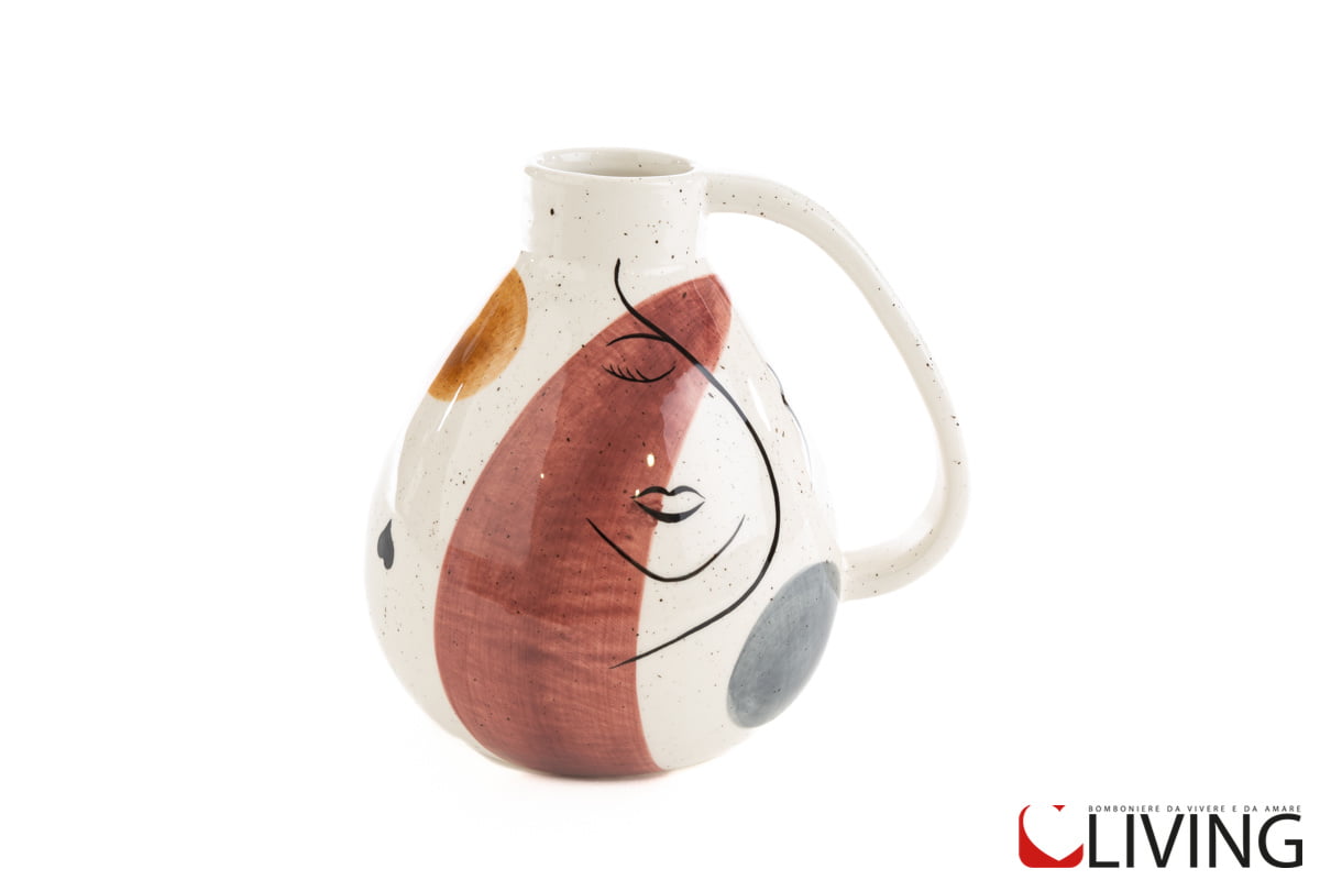 vaso viso donna porcellana