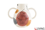 vaso viso donna porcellana con manici