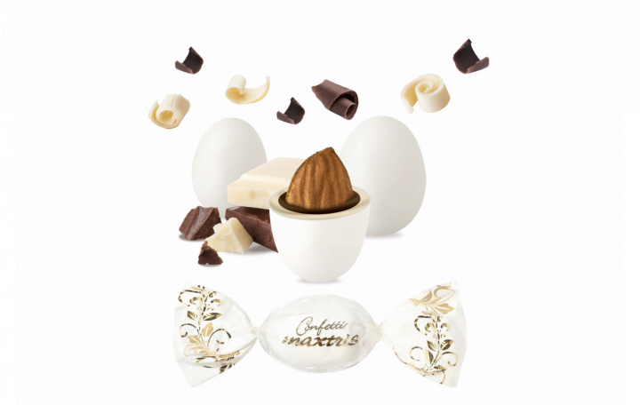 Vassoio Confetti Cadeaux Twist Maxtris - Bianco