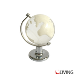 bomboniera mappamondo world globo bianco