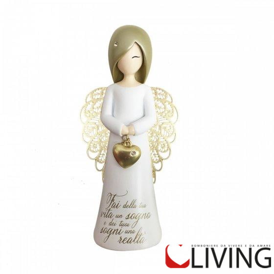 Bomboniera angelo "se ci credi tutto diventa possibile" You are an Angel